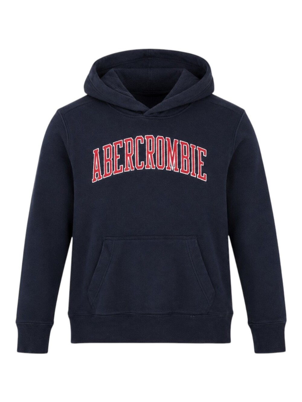 Abercrombie Kids A&F Hoodie Sweater Pullover Sweatshirt Navy Blue Red Boys 9 10